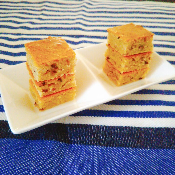 型なし簡単 つぶあんと豆腐ケーキ レシピ 作り方 By Tepppi 楽天レシピ